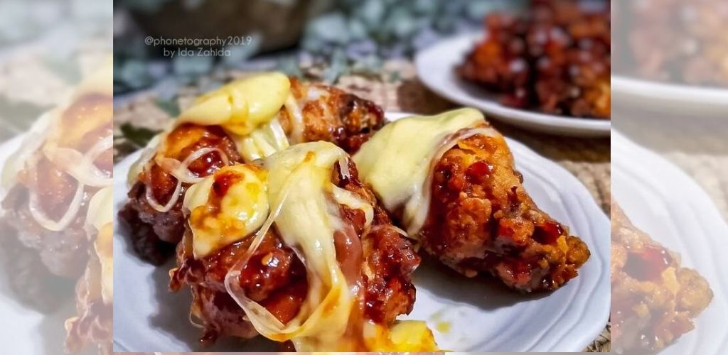Ayam Goreng Cheese Korea Sedap Dimakan Tarik Tarik Sinar Plus